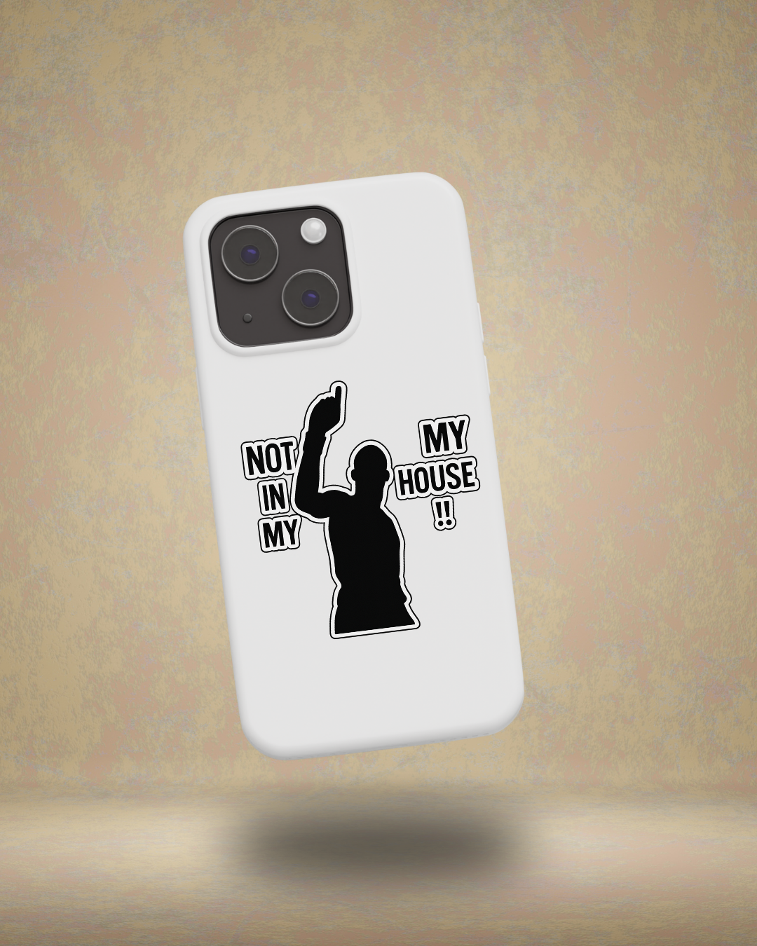 Coque solide pour iPhone® avec MagSafe® NOT IN MY HOUSE