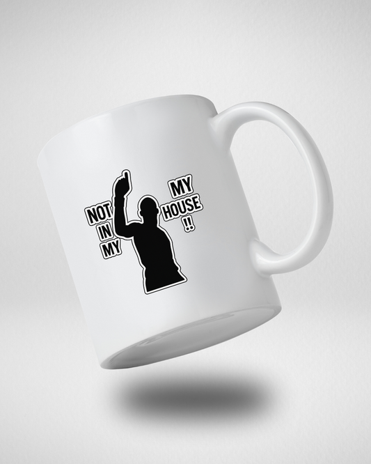 Mug Blanc Brillant TRASH NOT IN MY HOUSE