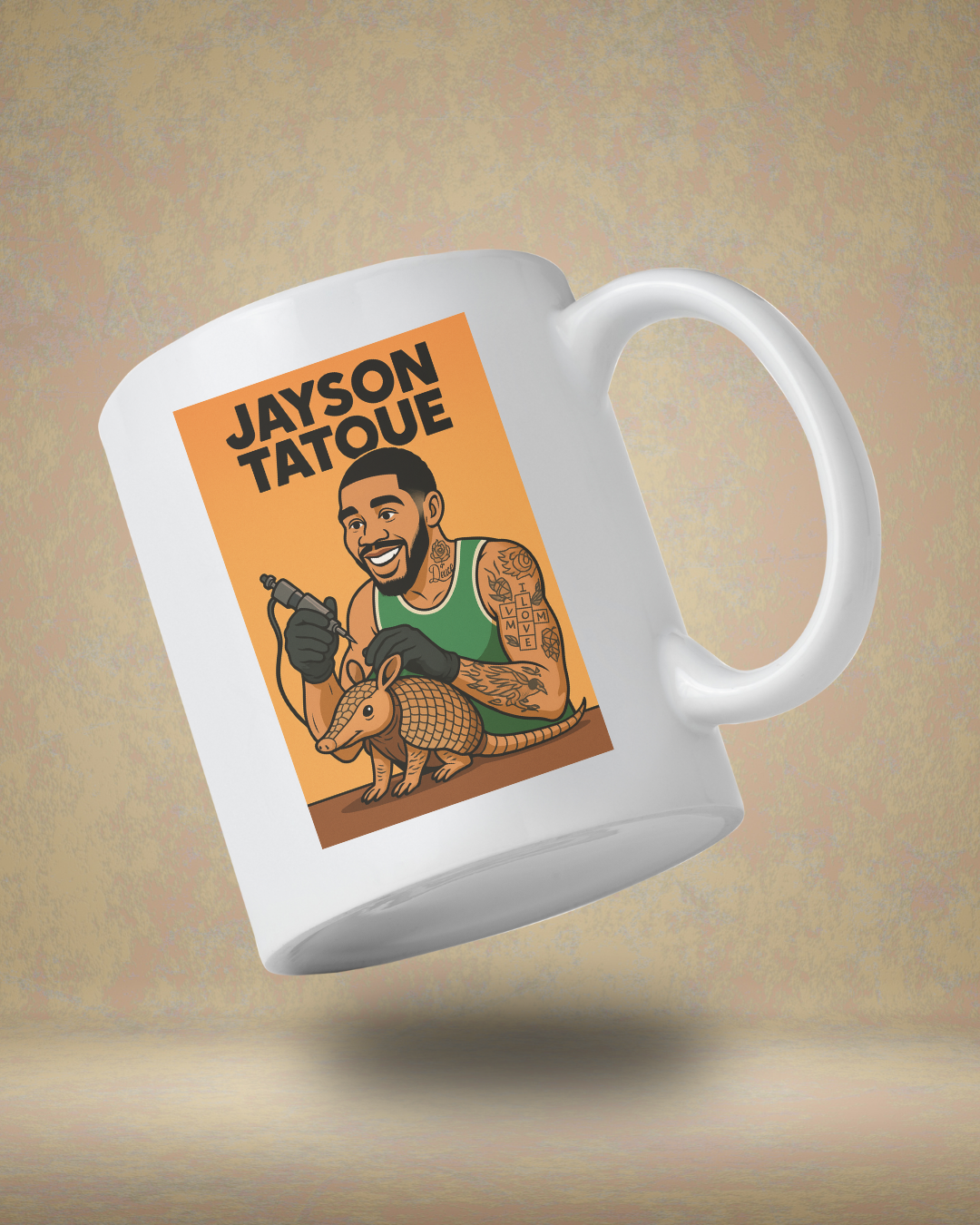 Mug Blanc Brillant FUN JAYSON TATOUE
