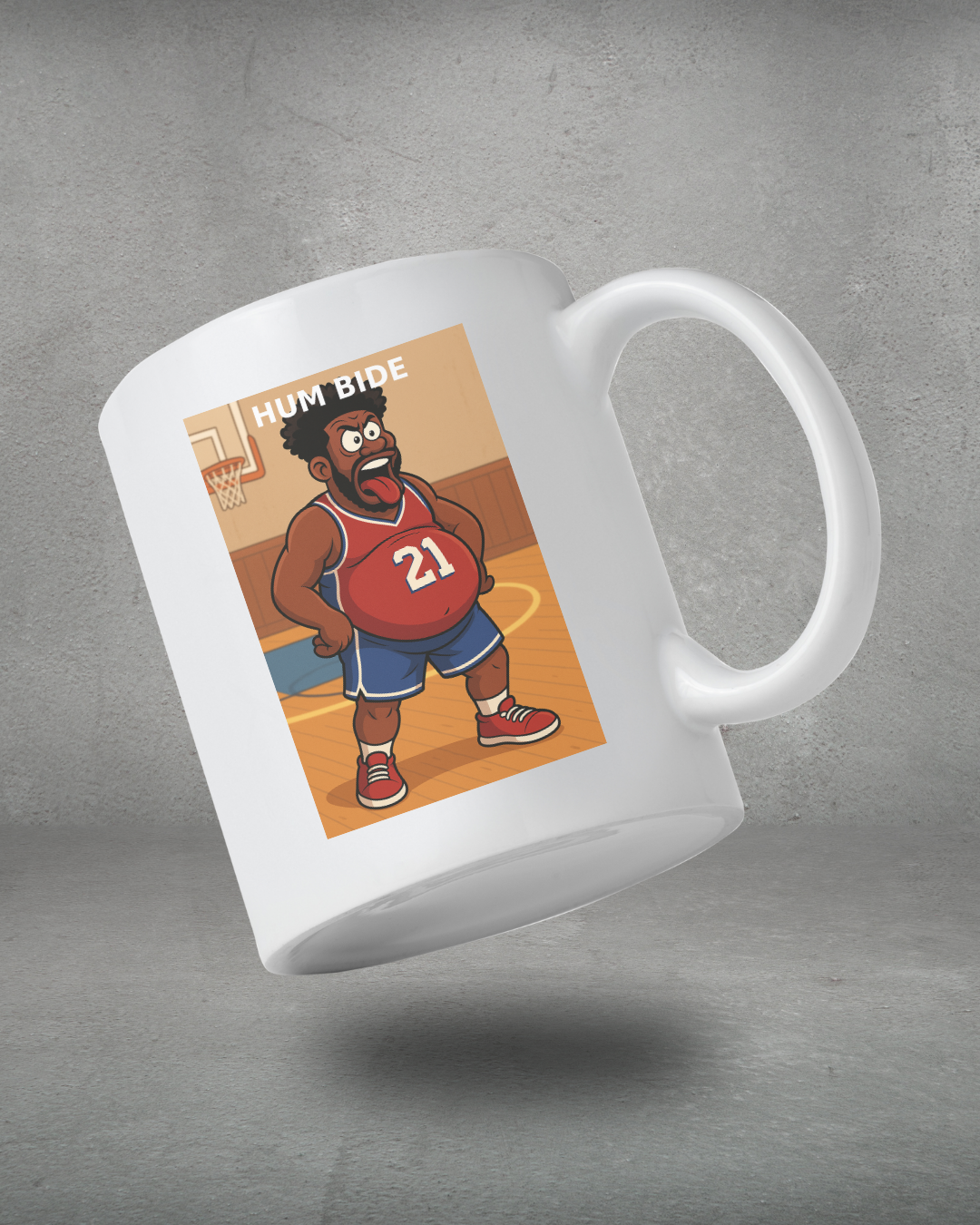 Mug Blanc Brillant FUN HUM BIDE