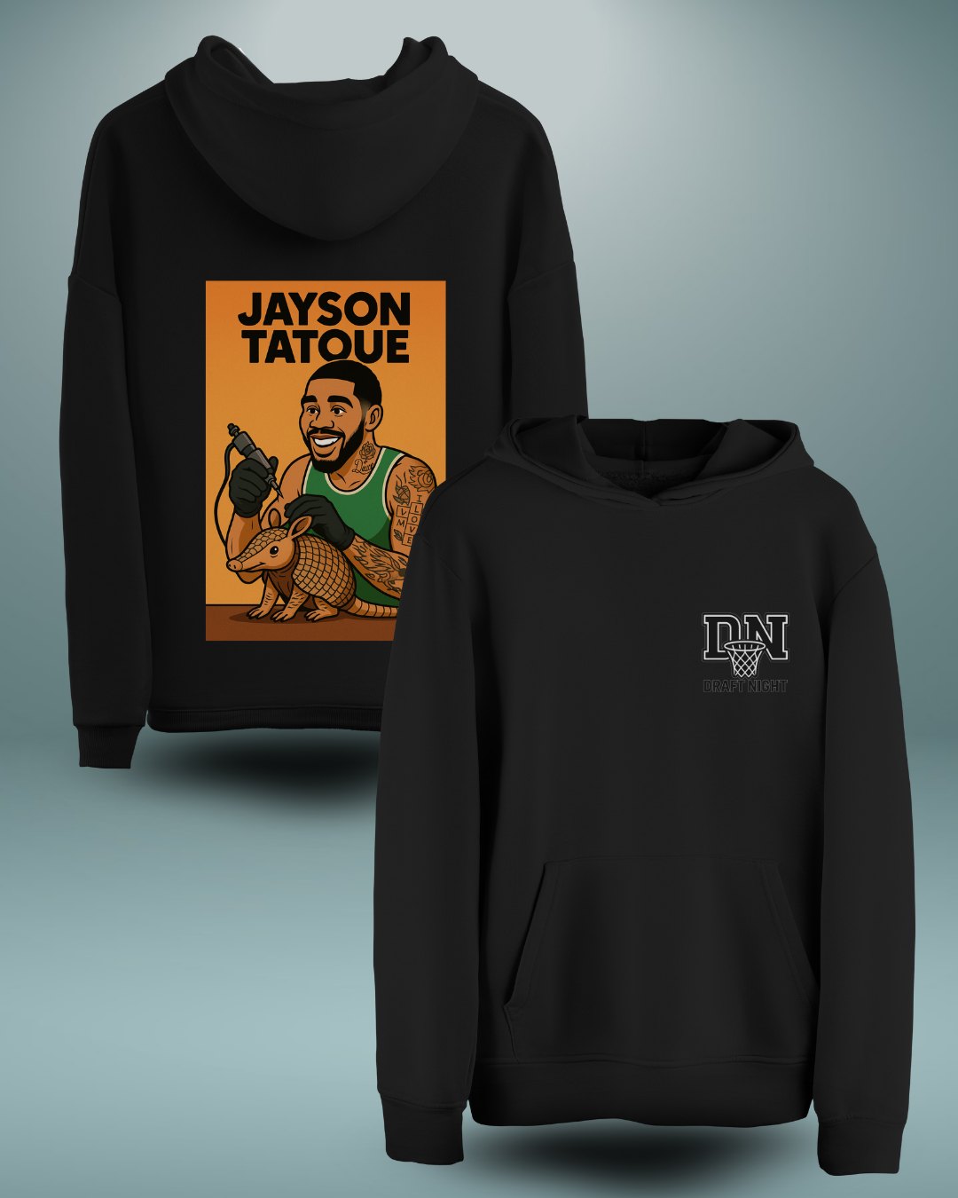 Sweat à capuche FUN "JAYSON TATOUE"